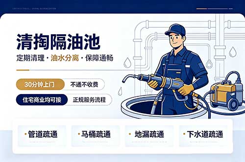 庐江清掏隔油池
